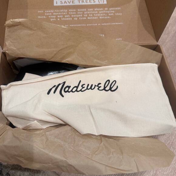 Madewell Women's True Black The Greta Double-Strap Ballet Flat Size 6 NWOT - Picture 8 of 11